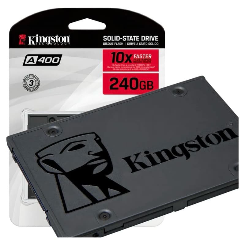 SSD Kingston A400 240GB SATA III – Alta Velocidade e Confiabilidade