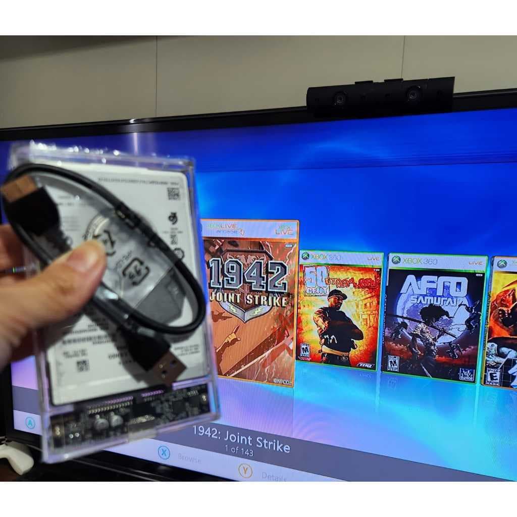 Hd XBOX360 500gb EXPLOIT para todos os modelos