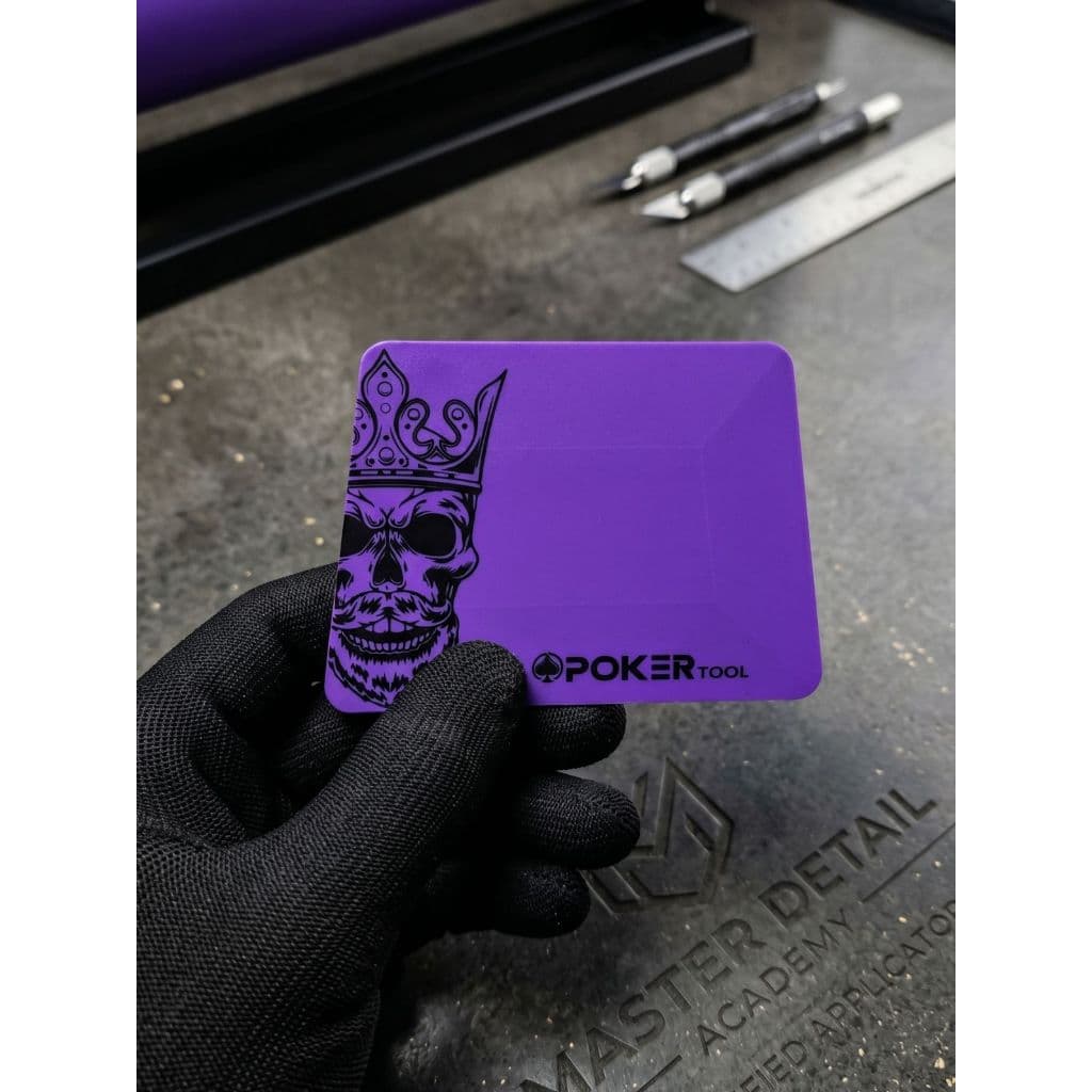 Espátula Card Poker Tool Teflon para Aplicação Película Insulfilm Envelopamento Adesivo