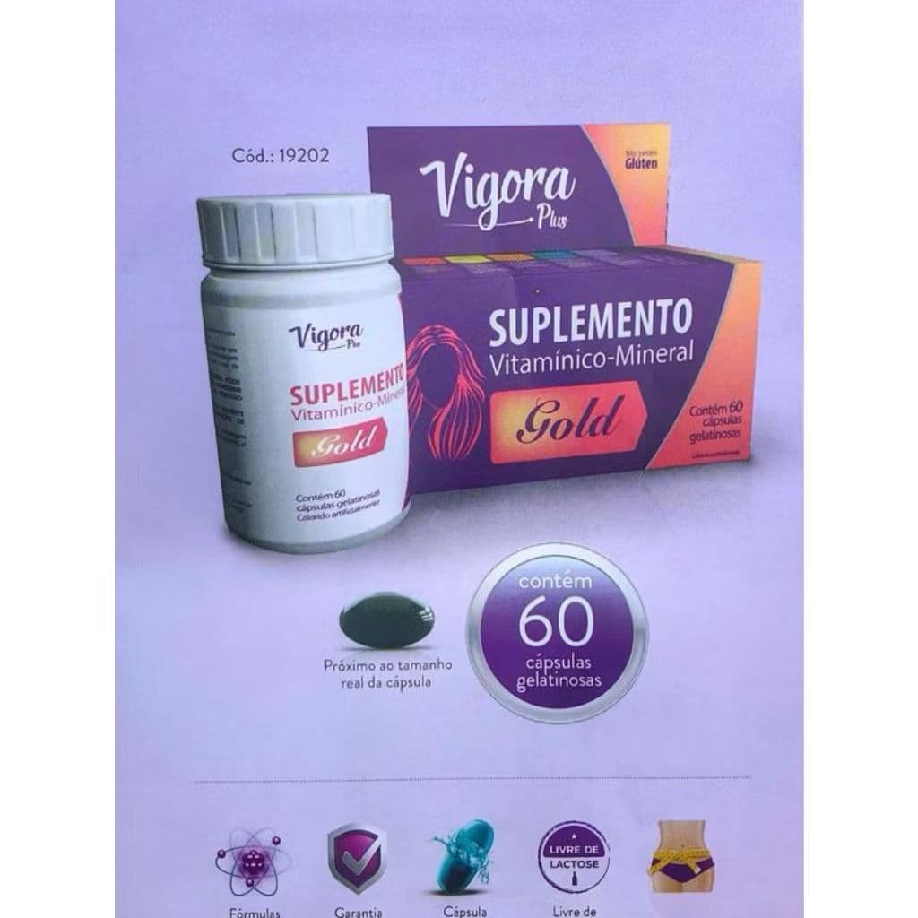 Suplemento Alimentar Vigora Gold - 60 capsulas