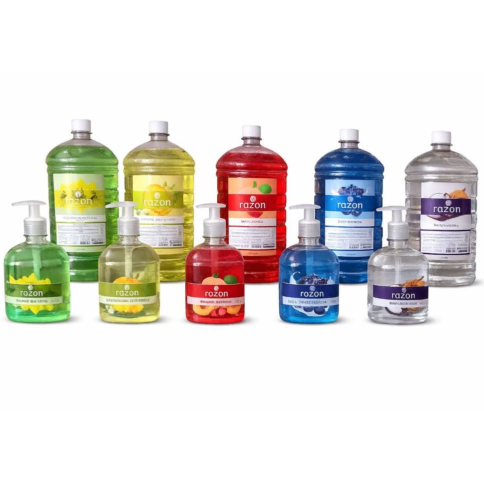 Kit Sabonete Liquido 2L Refil + 500ml (Escolha o Seu) - Razon Cosmeticos