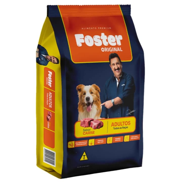 Ração Foster para Cães Adultos 15kg - Alta Digestibilidade