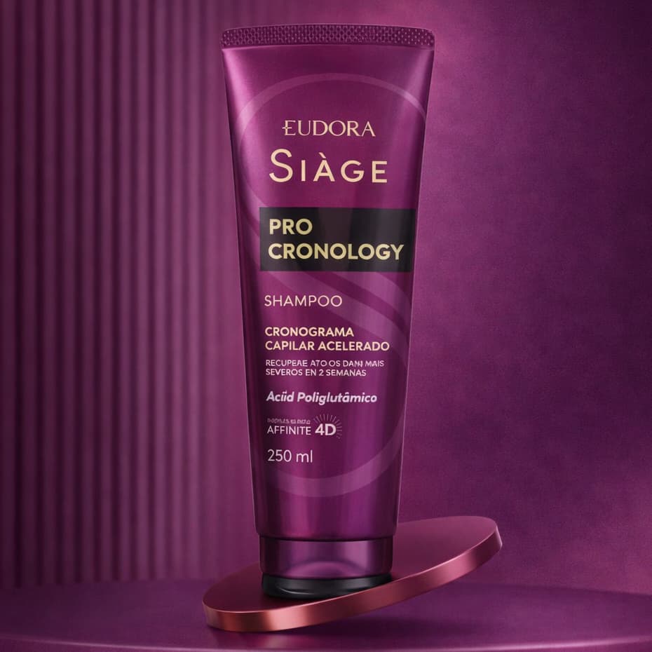 Shampoo Eudora Siáge Pro Cronology 250ml Cronograma Capilar Acelerado