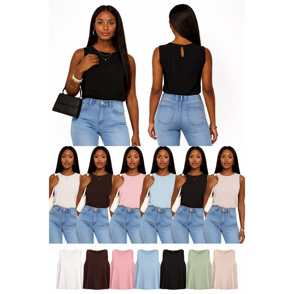 Blusa de Linho Regata Feminina – Conforto Premium para o Dia a Dia