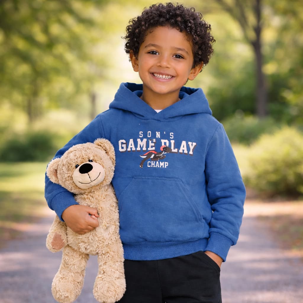 Conjunto moletom infantil menino com capuz/ Tamanhos 2P e 3P Conjunto infantil