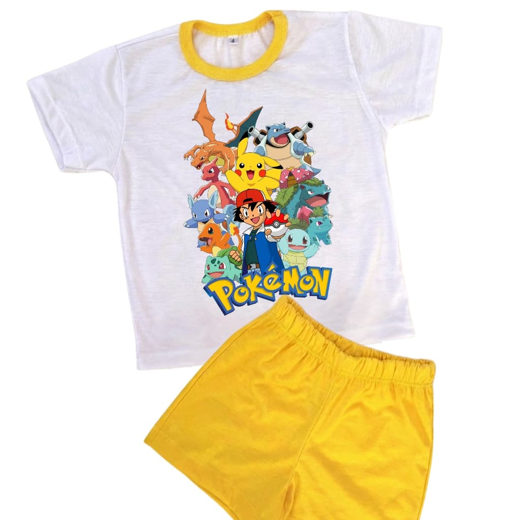 Pijama Infantil Pokemon, pijama pokemon personalizado, pijama pikachu