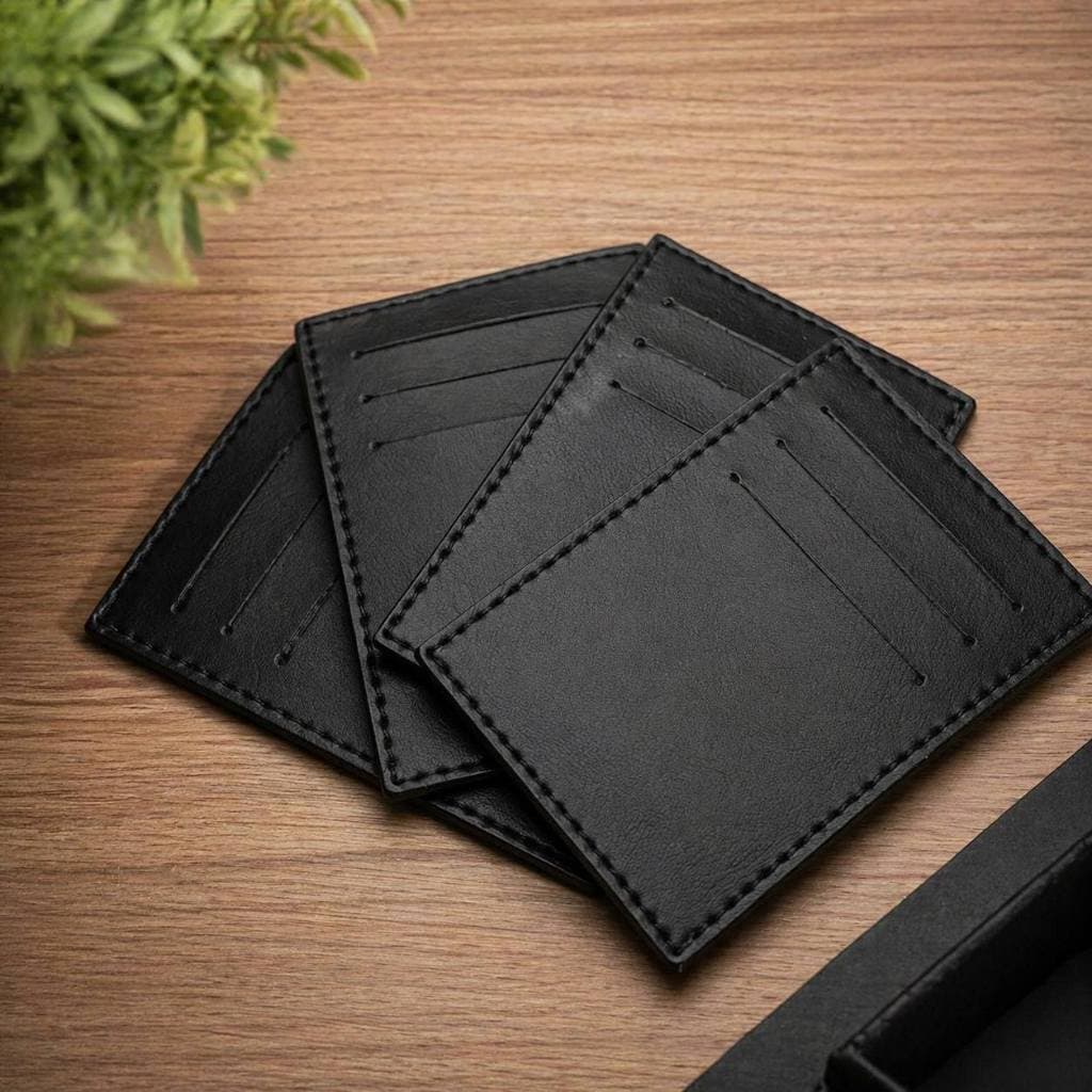 Carteira Masculina Mini Slim Porta Cartão Pequena E Compacta Em Couro Sintetico Revenda ou Presente