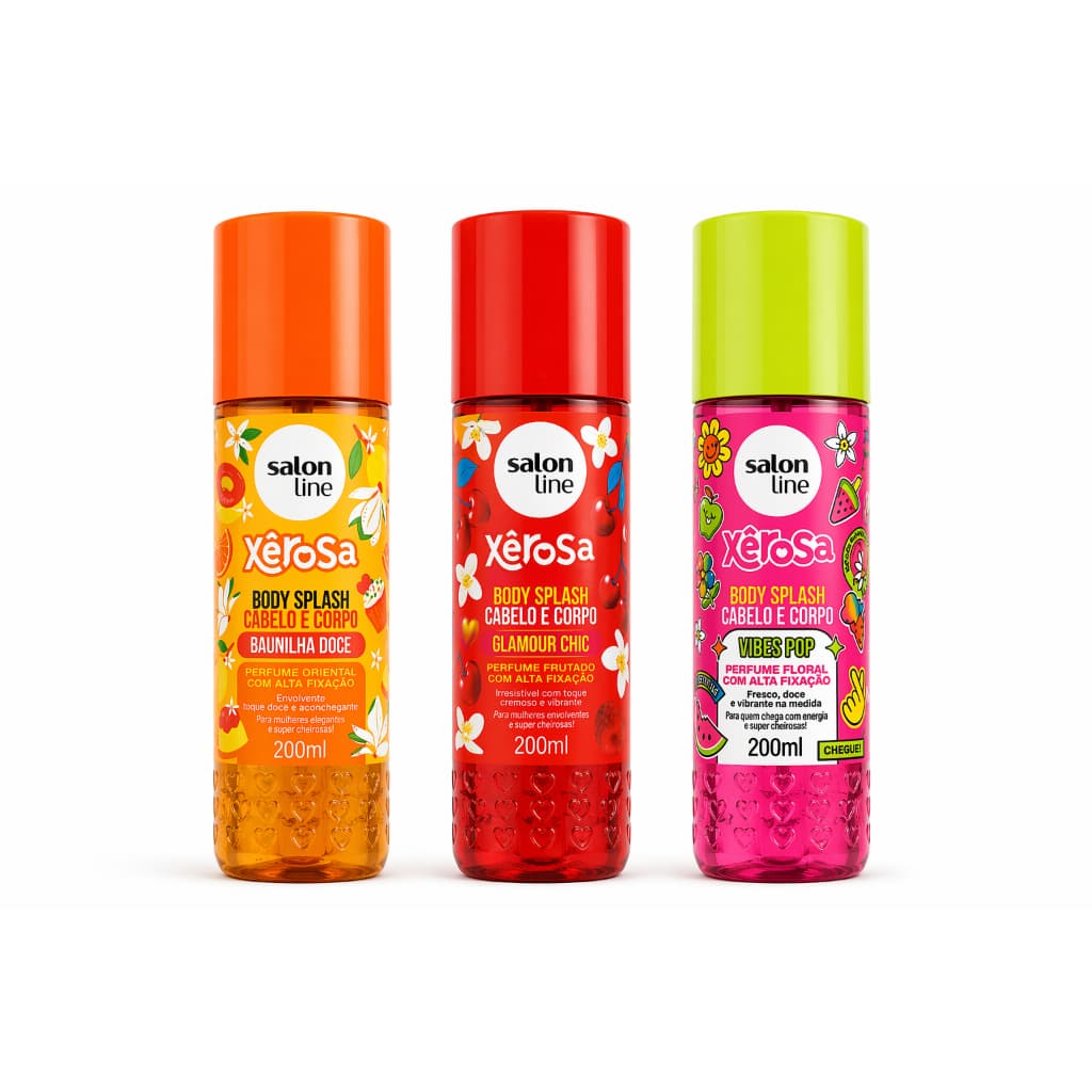 Body Splash Salon Line Xêrosa – Perfume para Cabelo e Corpo 200ml