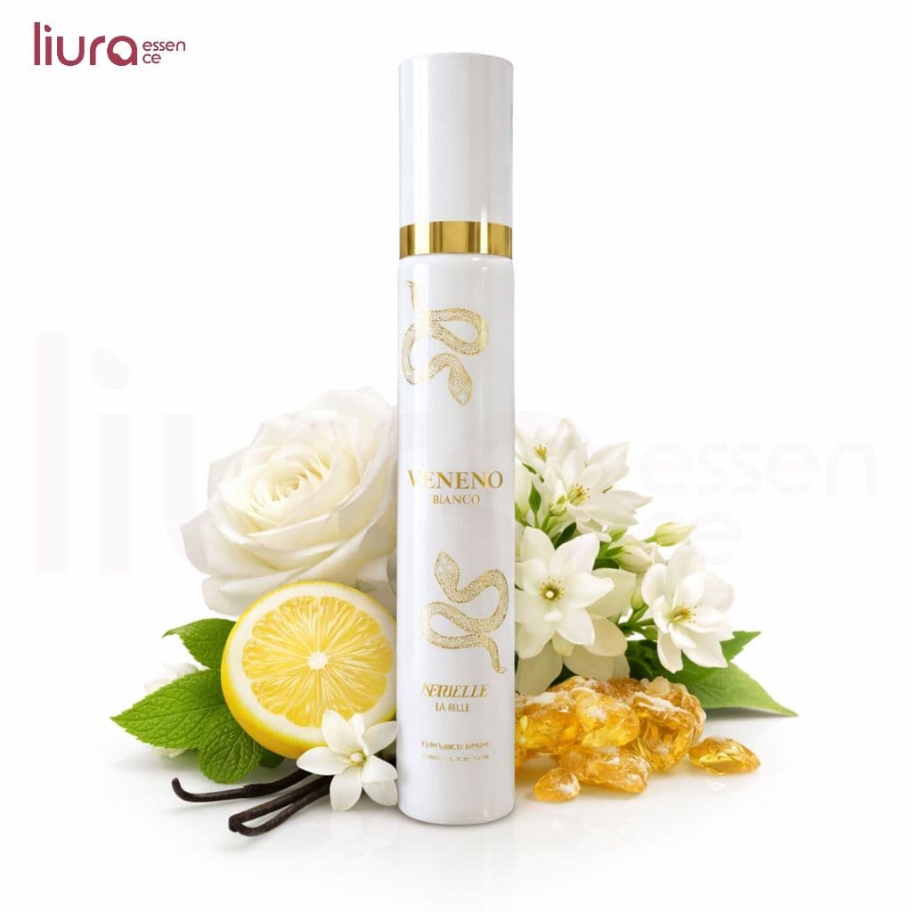 Body Splash Veneno Bianco Isabelle La Belle 300ml – Floral Cremoso, Doce e Envolvente