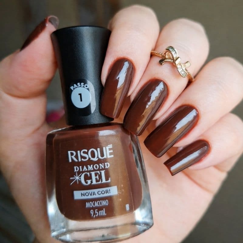 Esmalte Risqué Diamond Gel 9,5ml com Brilho Intenso