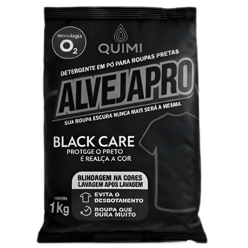 Percarbonato Black 1kg Quimivida Sem Cloro Remove Manchas Não Desbota