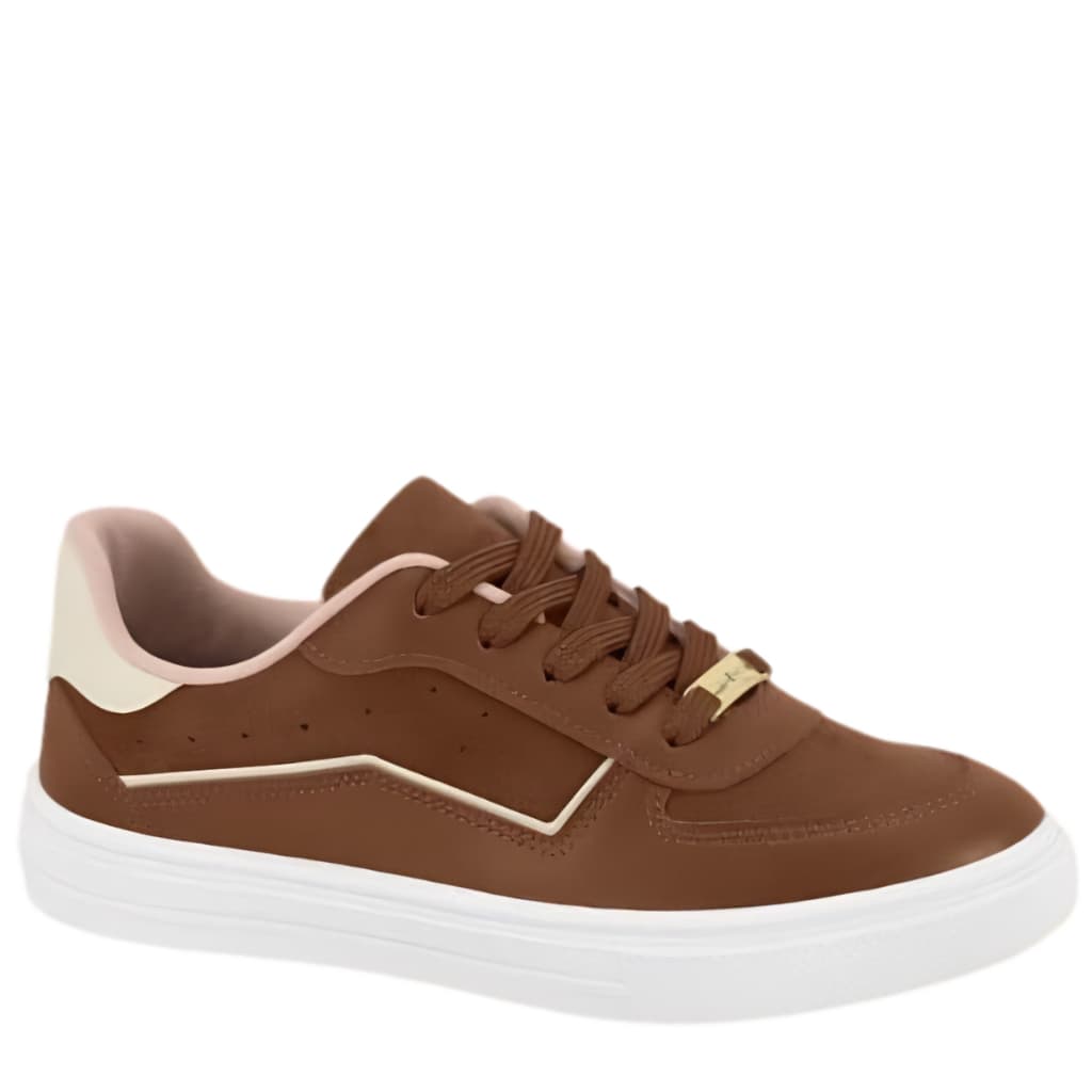 Tênis Feminino Moleca Casual 5796.107 Confortável Napa/Camurça