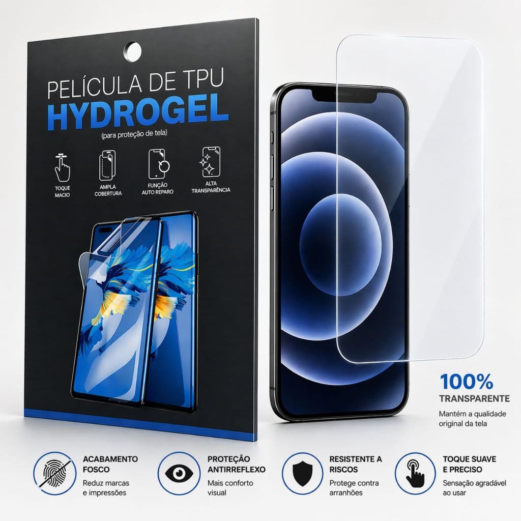 Película Iphone 16 Pro Max | Hidrogel | Anti Risco | 16 Pro Max | 3D Hydrogel