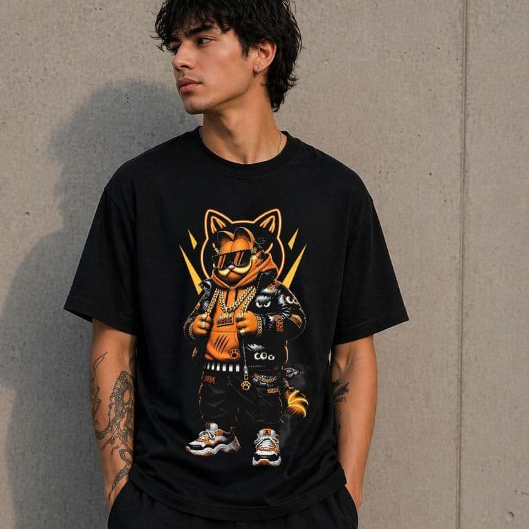 Camiseta Estampada Unissex Básica Masculina E Feminina 100% Algodão Despojada Estilosa