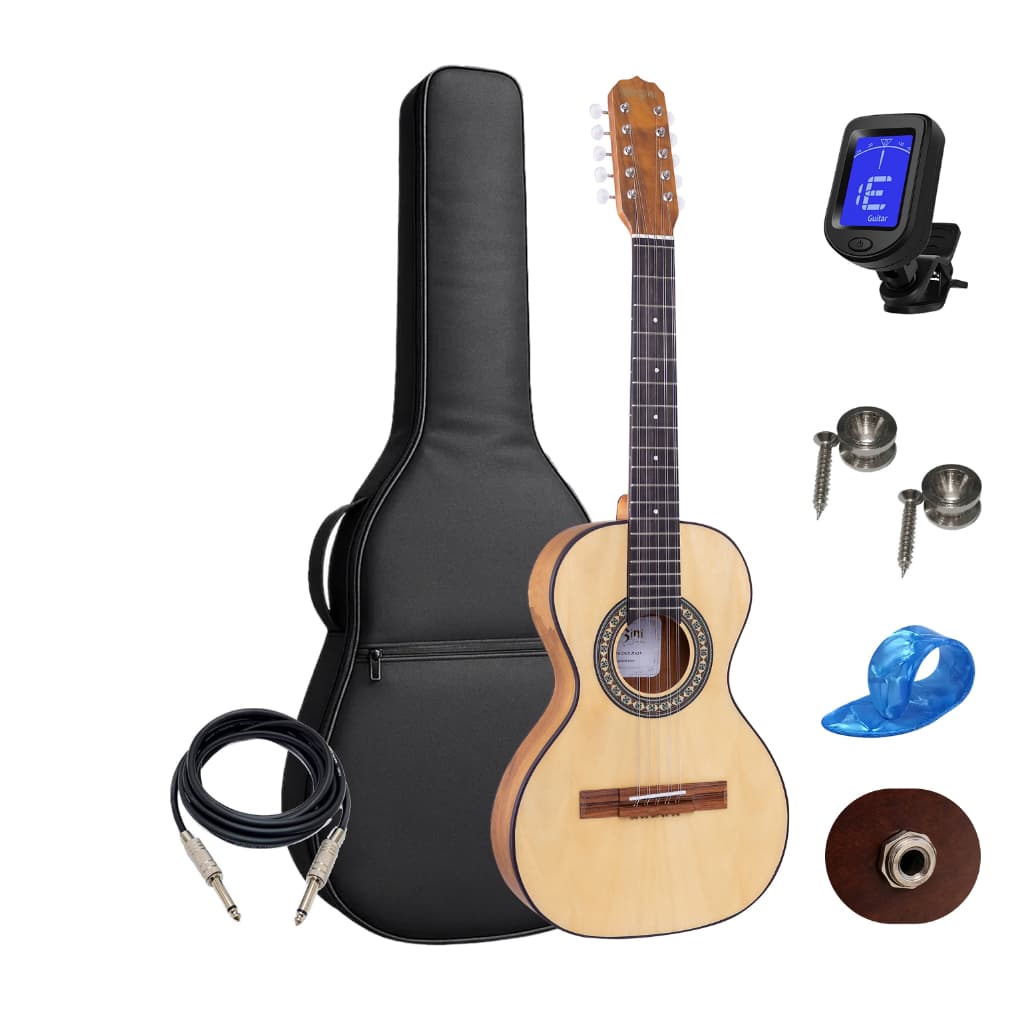 Viola Caipira Rozini Rv154 Eletrico Imbuia Capa + Afinador