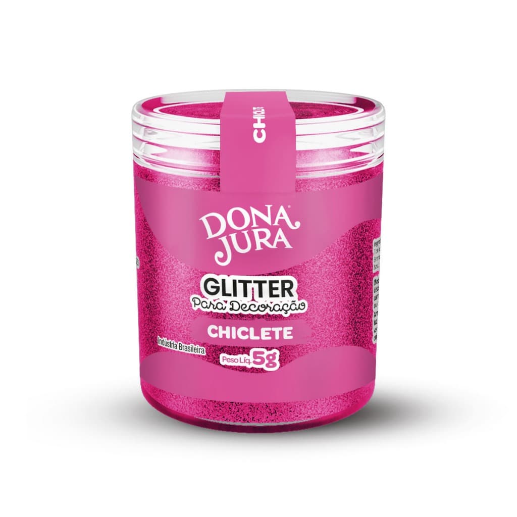 Glitter Para Decoração Chiclete 5g Dona Jura
