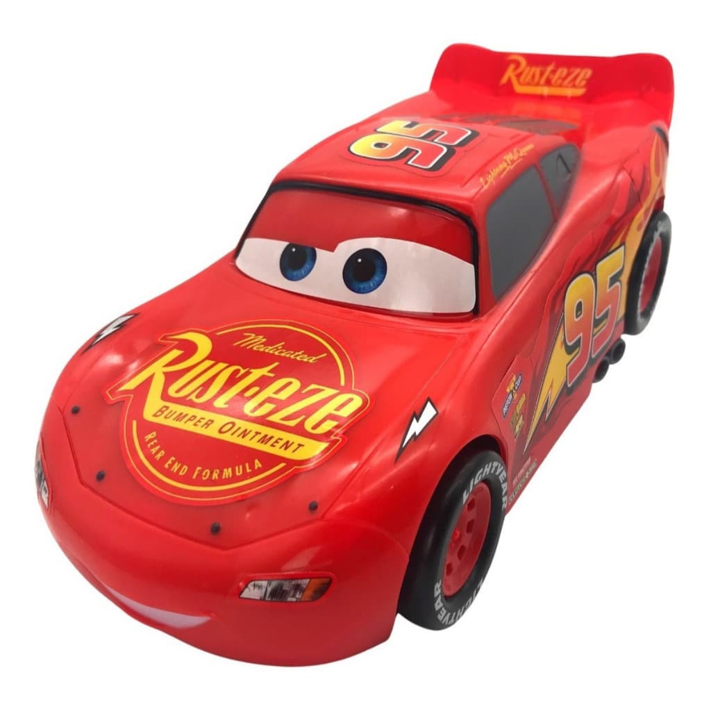 Carrinho Mcqueen C/ Fricção 28 Cm Relâmpago Carros 3 Disney