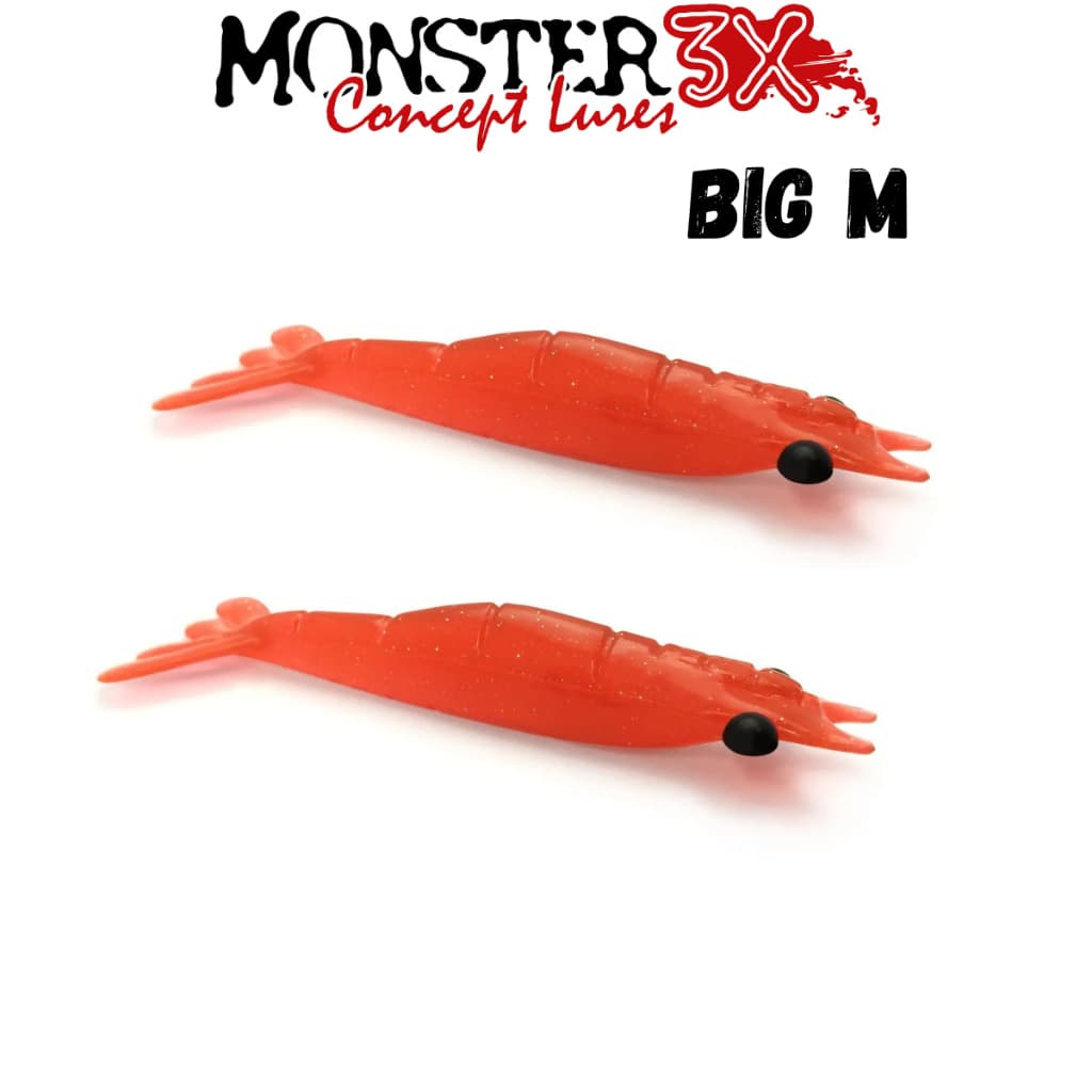 Isca Artificial Monster 3x Camarão Big M 12cm 2un
