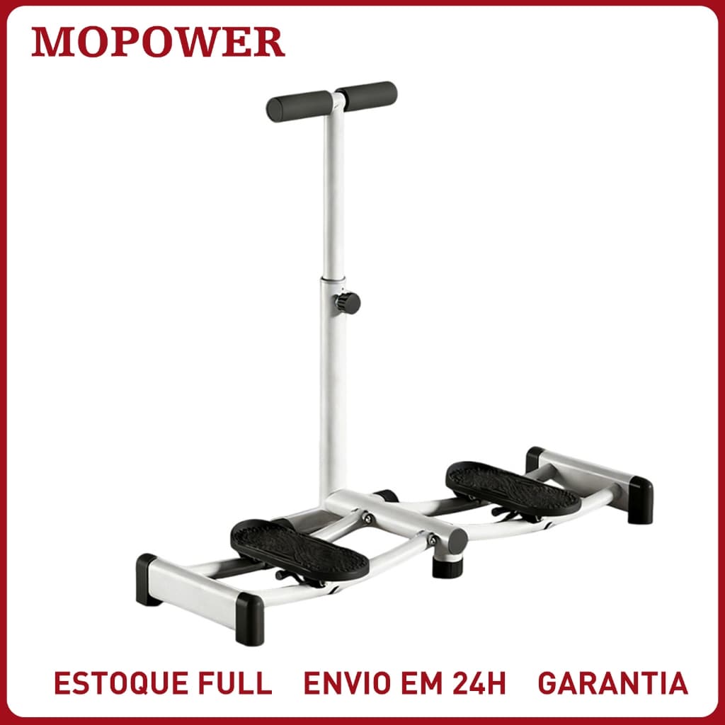 Aparelho de Ginástica Simulador de Esqui Pernas e Glúteos Dobrável Treino em Casa