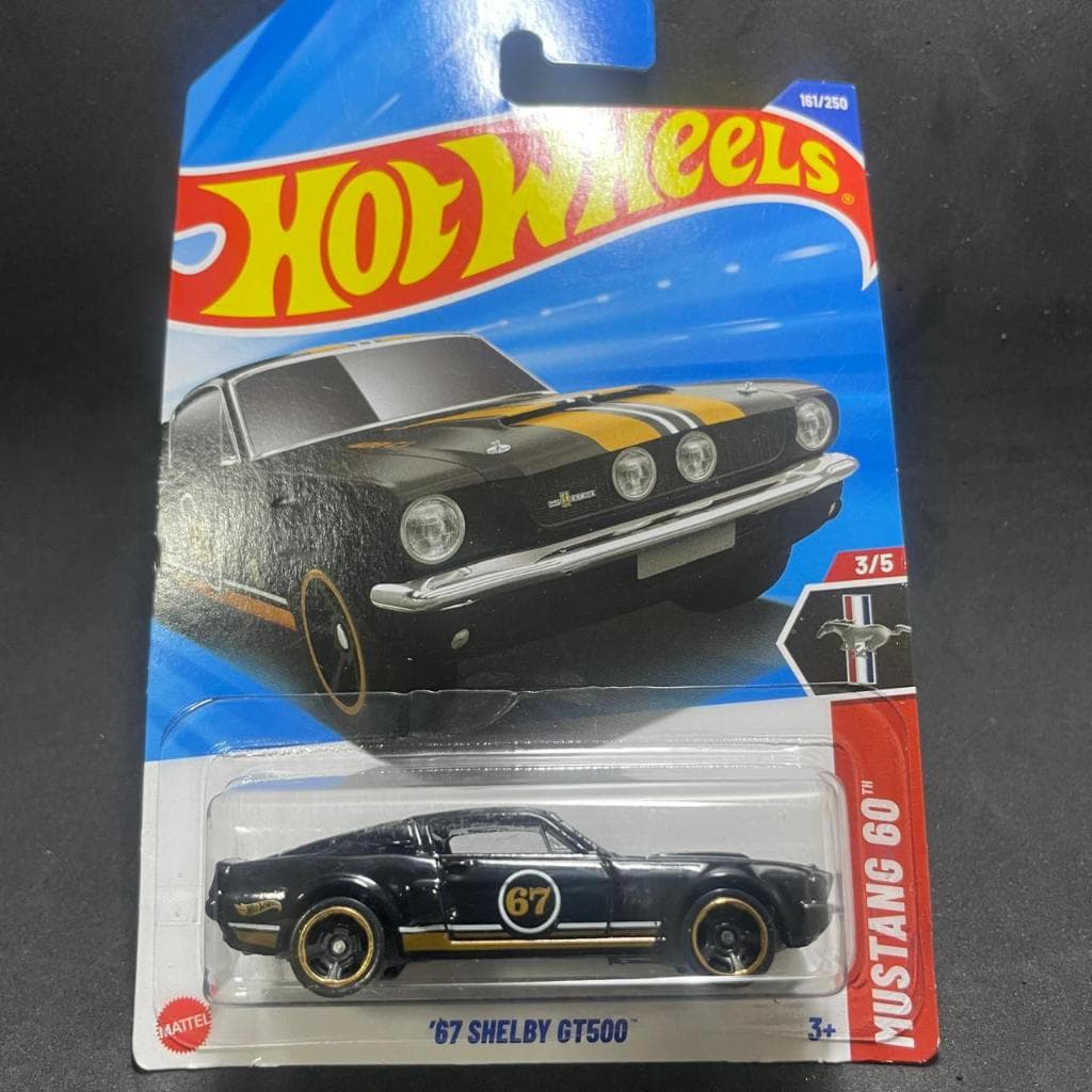 HOT WHEELS ´67 SHELBY GT500 ORIGINAL 1:64 MINIATURA CARRINHO COLECIONÁVEIS BARATO MATTEL