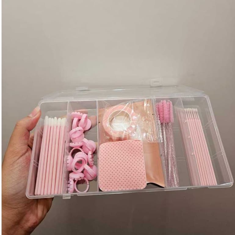 KIT LASH PORTÁTIL - CAIXA ORGANIZADORA DE FERRAMENTAS PARA CÍLIOS ENVIO IMEDIATO
