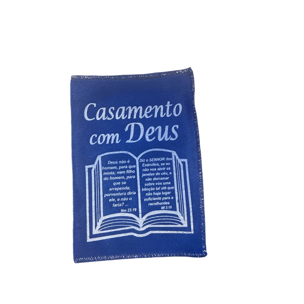 Saquitel Casamento com Deus Veludo 25 unidades