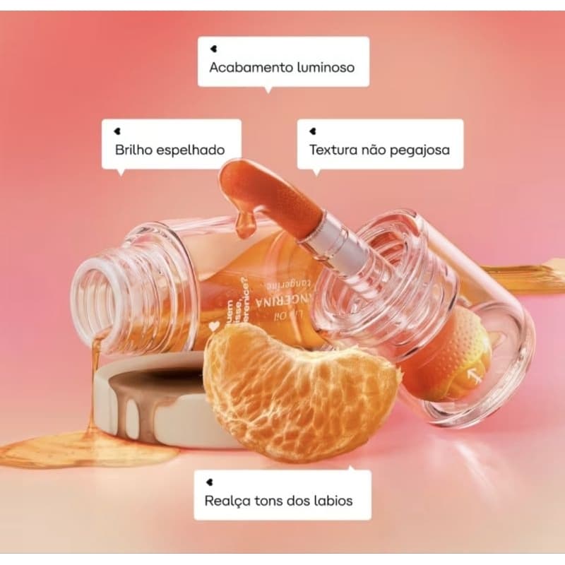 lip Oil brilho labial cuide se bem QDB - frutas 3,5 ml