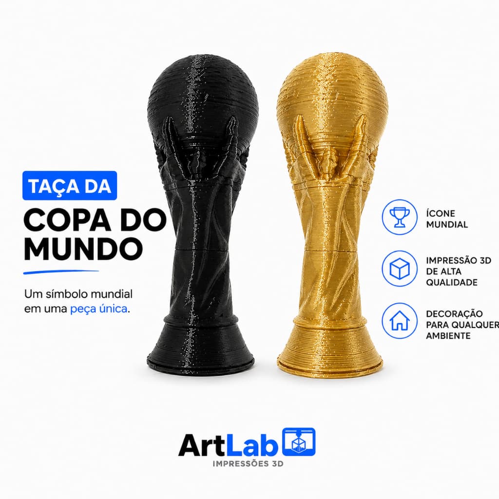 Mimo Presente Personalizado Taça Copa do Mundo Mini Lembrancinha Cliente Loja Presente Preto