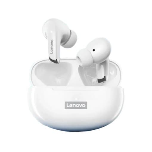 Fone Bluetooth S/ Fio 5.0 Tws Lenovo Livepods Lp5 + Cor Branco