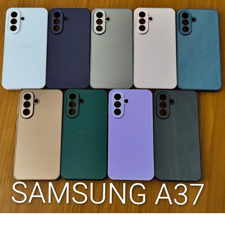 CAPA CASE CAPINHA PREMIUM P/SAMSUNG A37  INTERIOR AVELUDADO AG-GLASS PHONE CASE LUXO SOFISTICAÇÃO