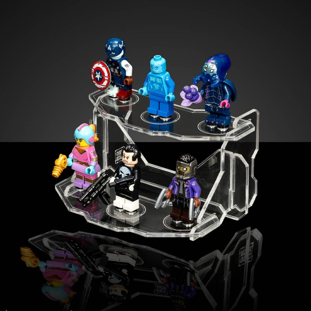 Expositor Compatível com Lego Coleção Action Figure Geek Colecionador