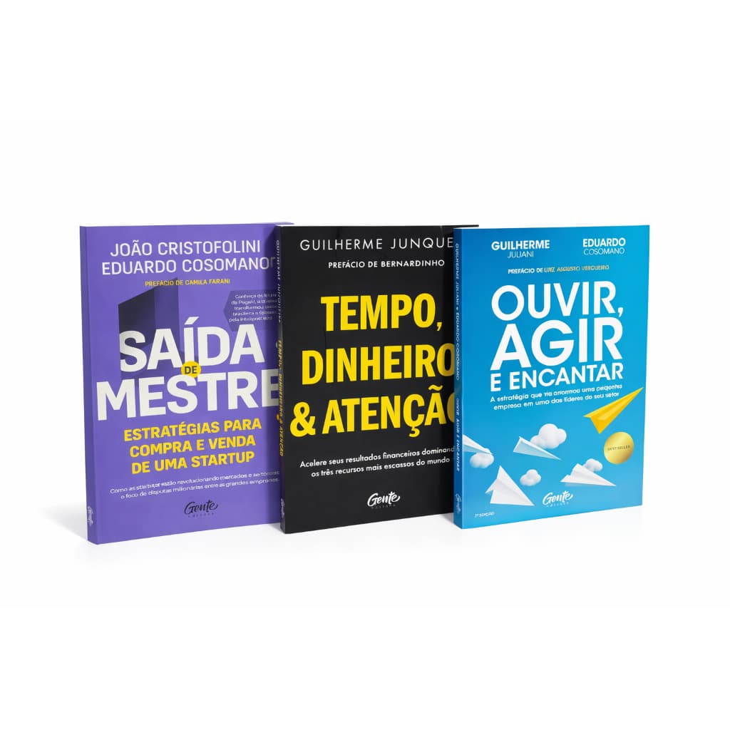 LIVROS CARREIRAS E AUTO AJUDA  COMBO 3 UNIDADES
