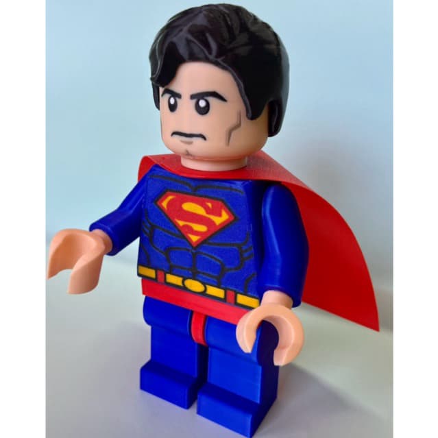 Boneco Lego Super Man homem 20cm -  decorativo - brinquedo- colecionável