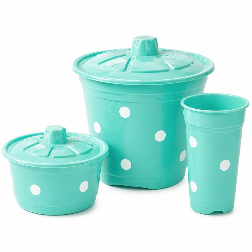 Kit Pia Conjunto 3 Peças Plástico Resistente Organização Casa Cozinha Vários Modelos