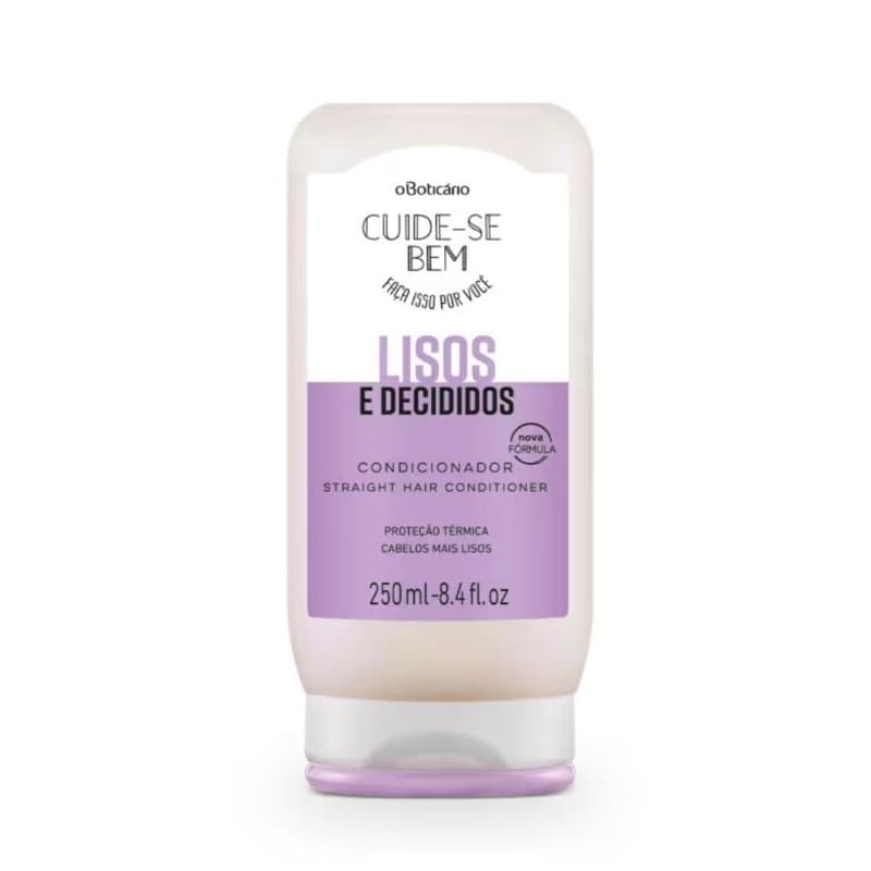 Condicionador Cuide-se Bem Lisos e Decididos O Boticário 250ml