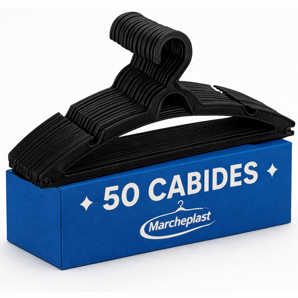 Cabide Adulto Preto Kit com 50 Unidades Envio Imediato