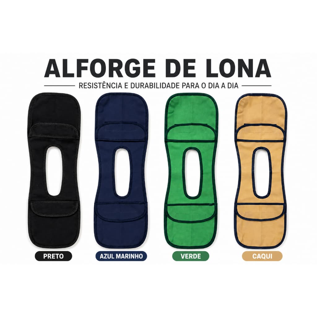 Alforge Lona Cavalo Sela para arreio trabalho passeio rural