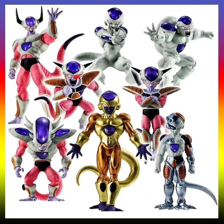 Minifigures Freeza DragonBall Z 7-11cm Action Figures Colecionaveis Dragon ball GT Anime Geek Decoração Gamer Presente
