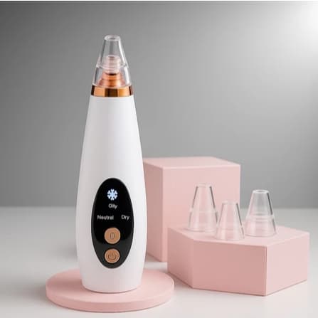 Removedor De Cravos Espinhas Cleaning Sugador Poros Acne Sucção Usb Recarregável