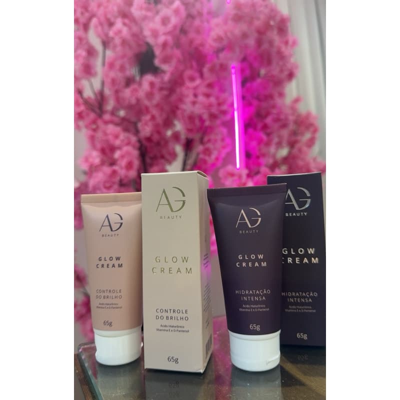 HIDRATANTE FACIAL GLOW CREAM HIDRATAÇÃO INTENSA  Alyce Gontijo - AG BEAUTY