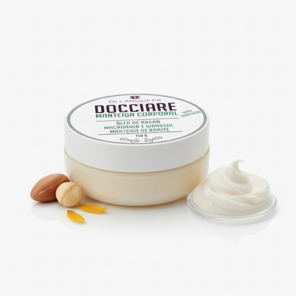 Manteiga Corporal Docciare - 150g | Ultra-hidratação para a pele - Di Larouffe