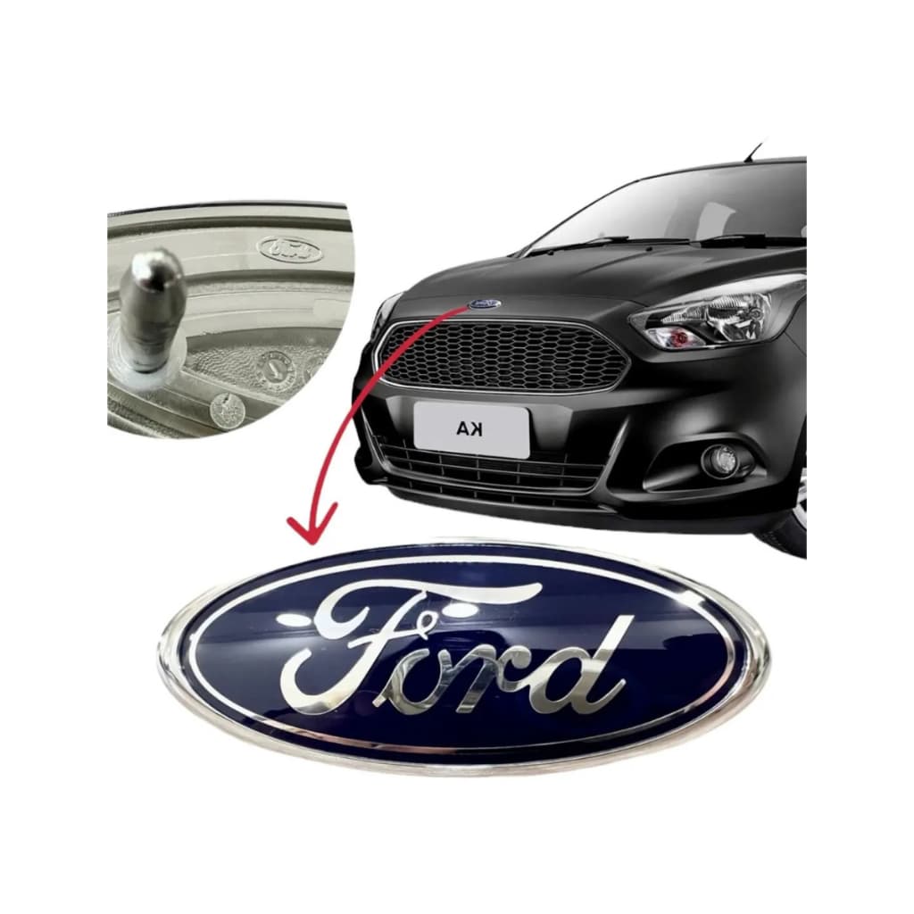 Emblema Frontal Ford Ka 15/21-tampa Traseira Ecosport 13/21