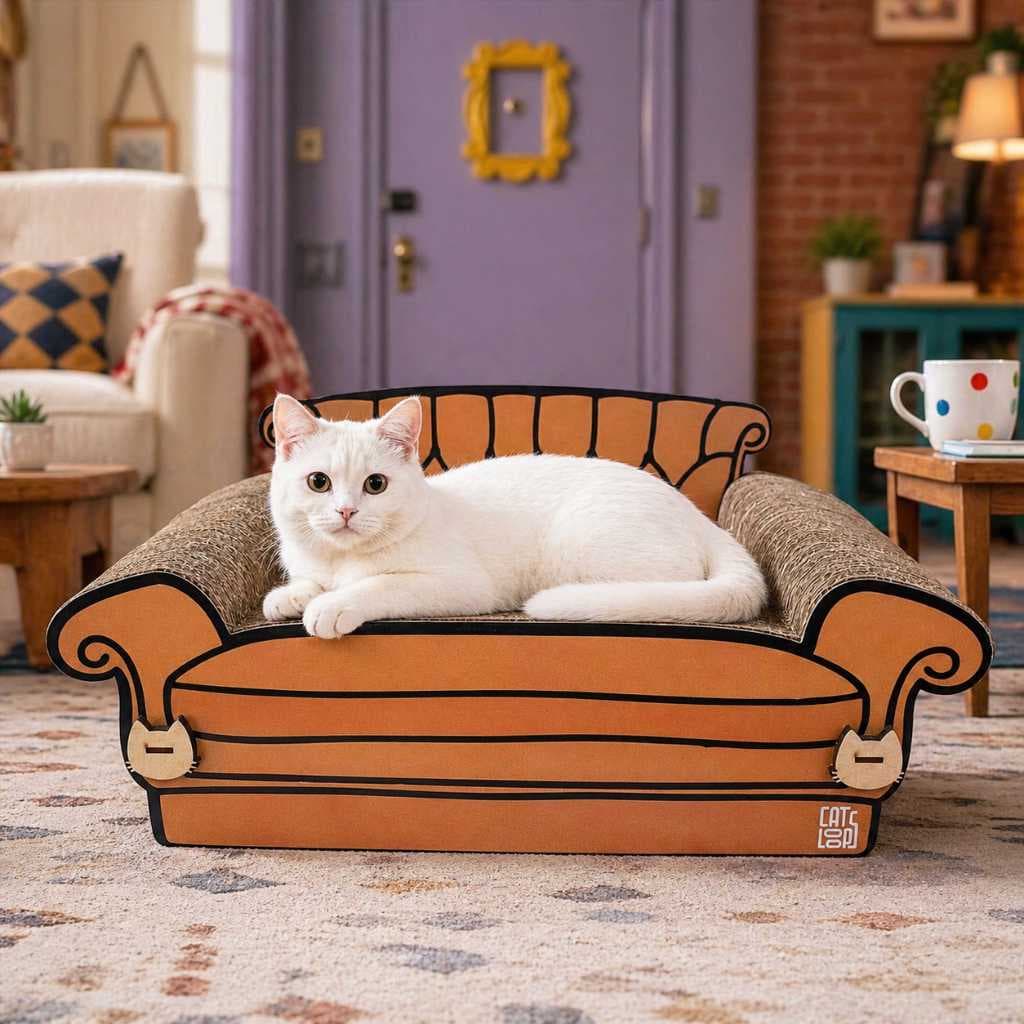 Arranhador para gatos Sofa Cama tema seriado Friends