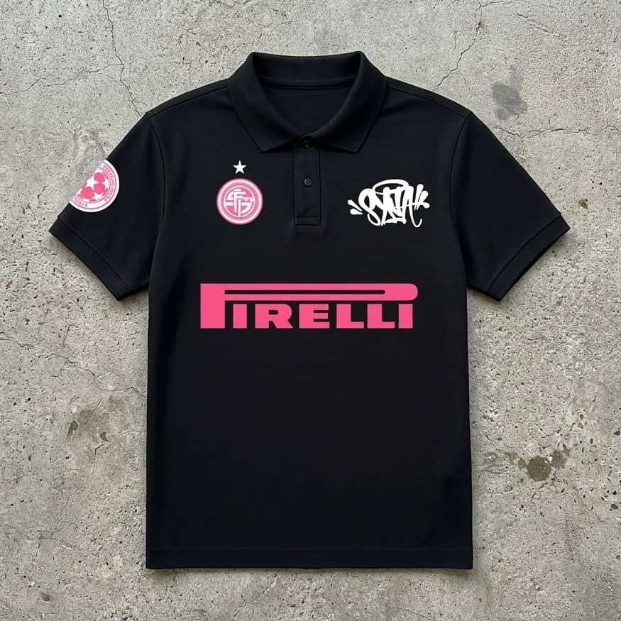 Camisa Polo Unissex Milão em Algodão