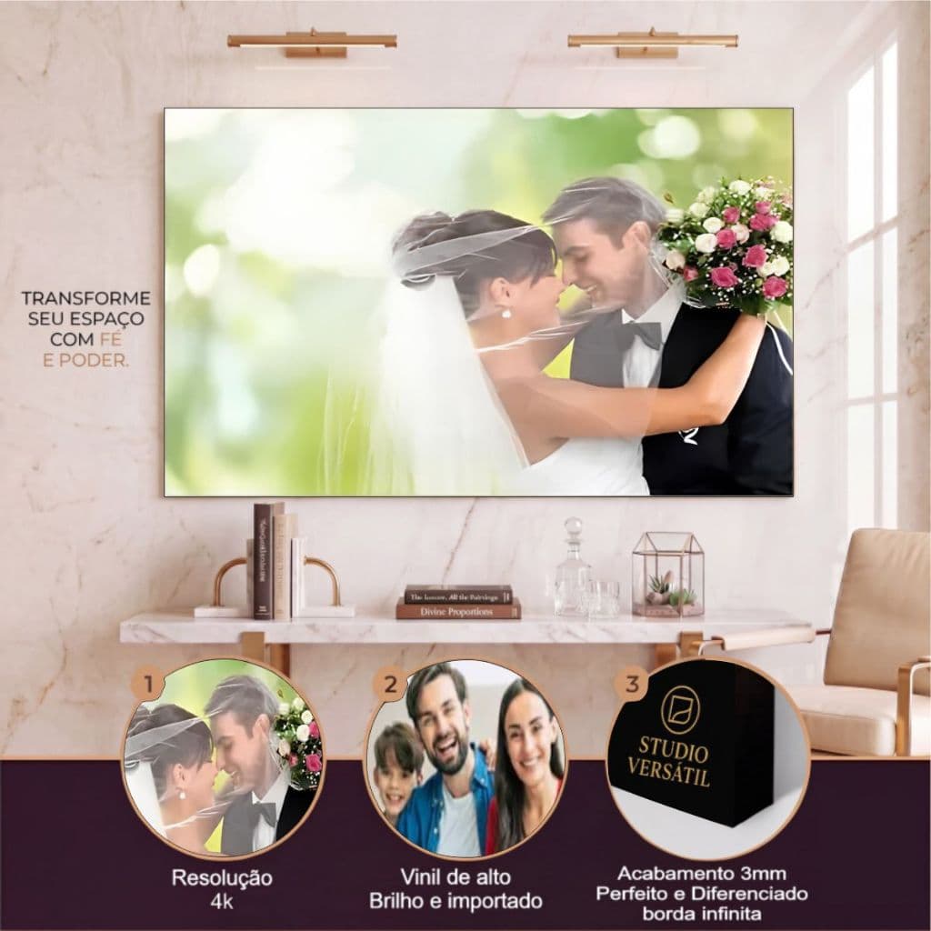 Quadro Decorativo Personalizado Com Sua Foto Logo Arte Envio Imediato para sala quarto Decoração