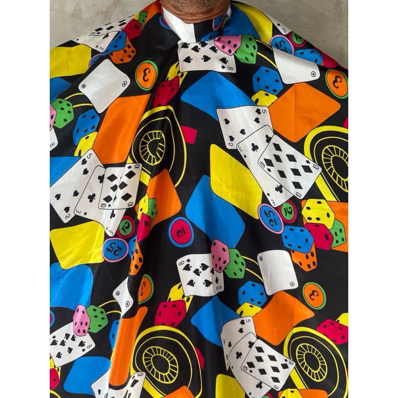 🔥 CAPA PARA BARBEIRO ESTAMPADA PROFISSIONAL GRANDE 145x75 🔥