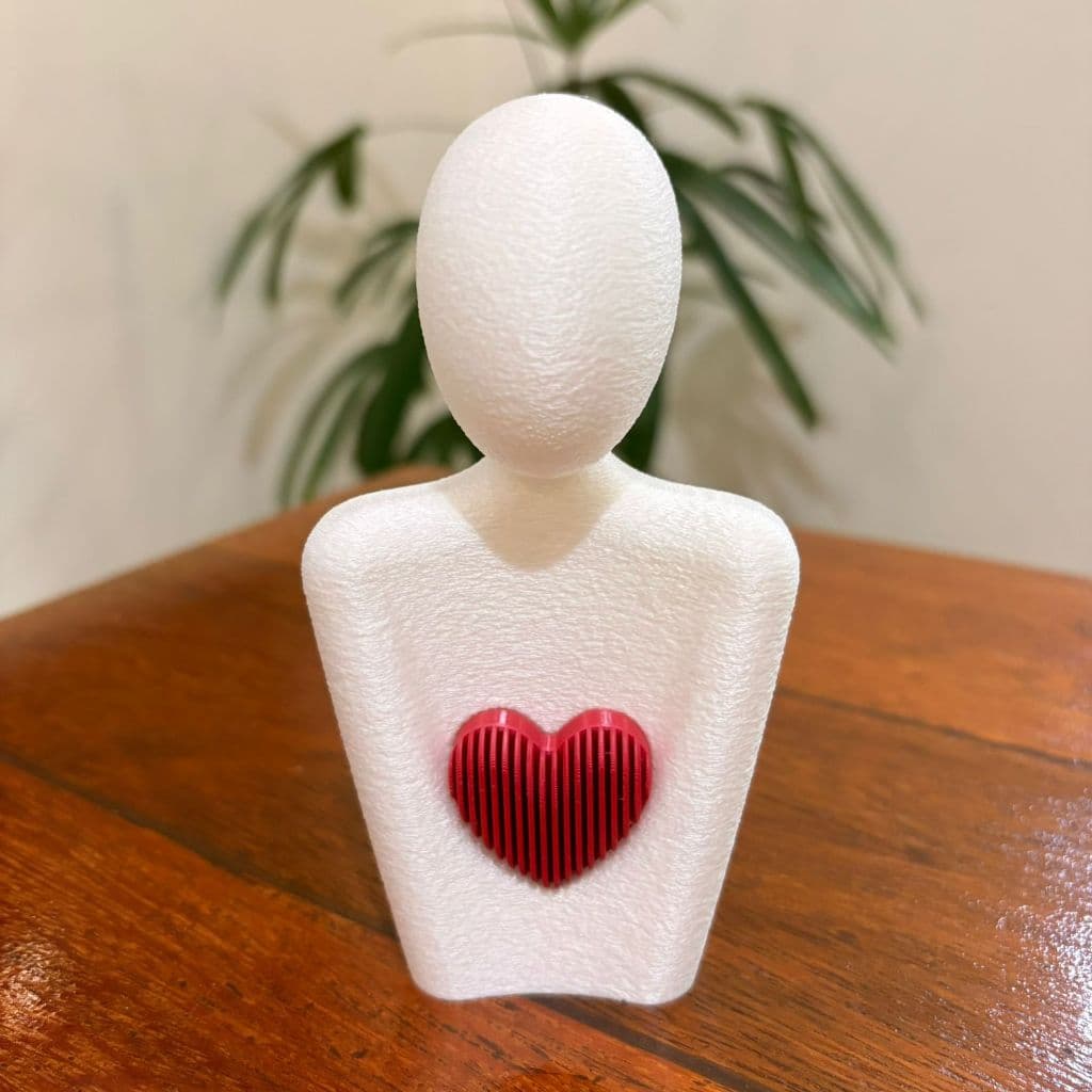 Amor Materno Escultura Dia das Mães Decoração Sala Casa Lembrancinha Impressão 3D