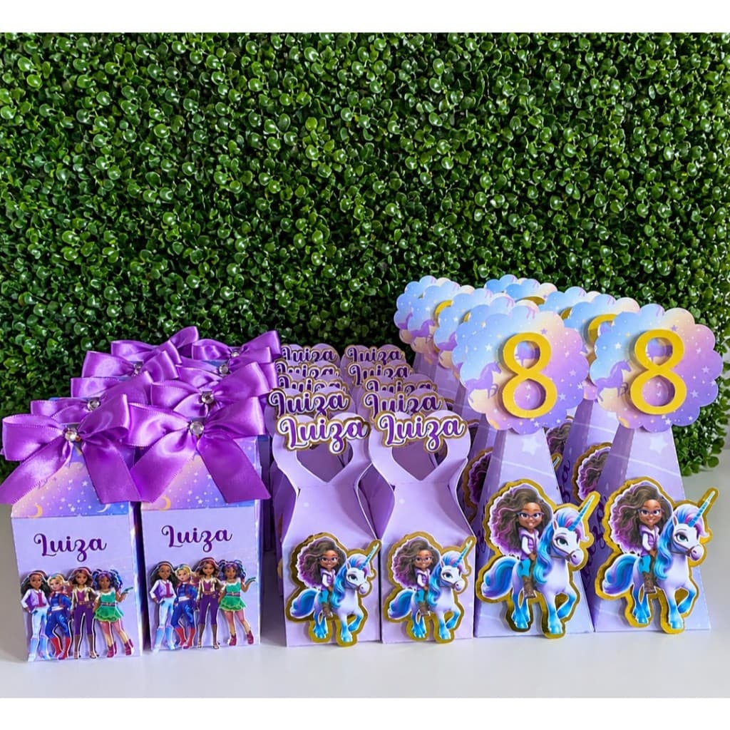 KIT FESTA ACADEMIA UNICORNIO - ANIVERSÁRIO INFANTIL