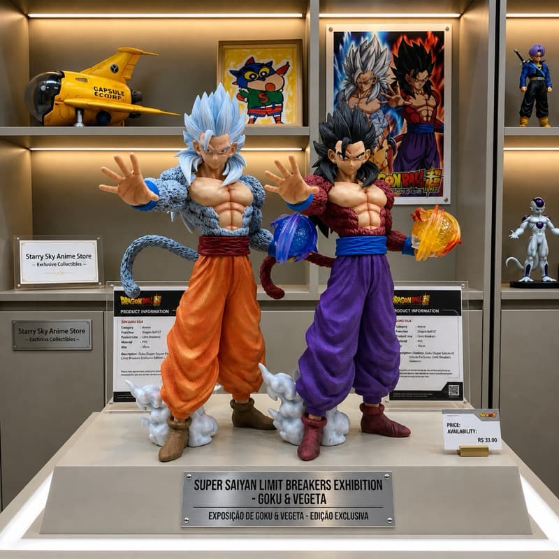 Action Figure Gohan Sayajin 4 Com 28C Dragon Ball Z Colecionáveis Super Figure