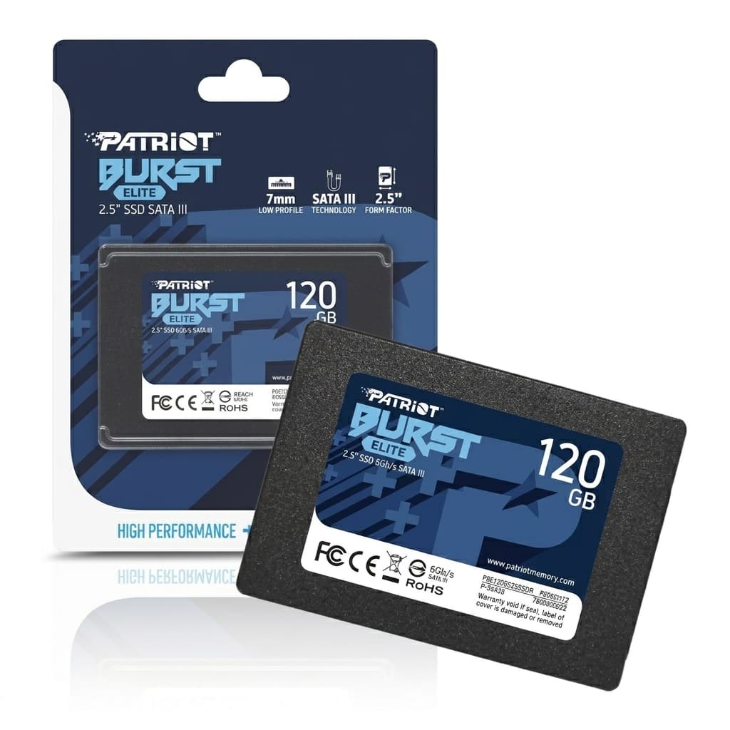 SSD Patriot Burst Elite 120GB 2.5" Sata III 6Gb/s - Original Novo